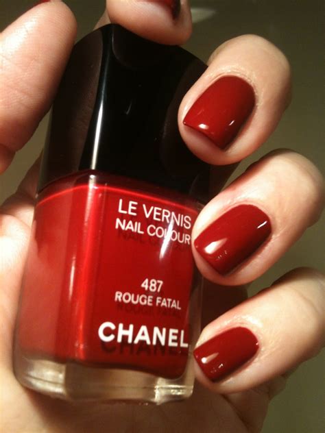 chanel 487 rouge fatalnail polish|CHANEL Le Vernis Nail Polish Colour 487 Rouge Fatal 13ml 0.4fl .